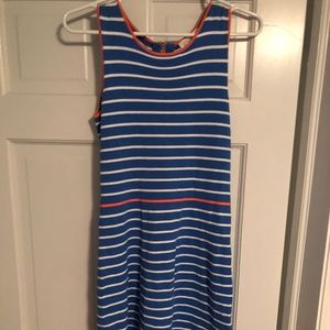 Sail to Sable Sleeveless Striped Knit Dress